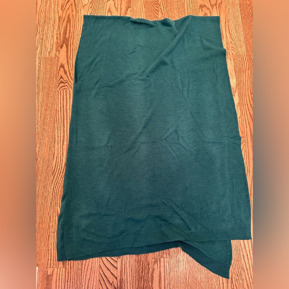 NWOT teal brooks brothers poncho, O/S